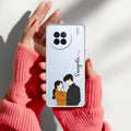 Couple Customize Transparent Silicon Case For Vivo X90 5G