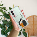 Couple Customize Transparent Silicon Case For Vivo Y31 5G