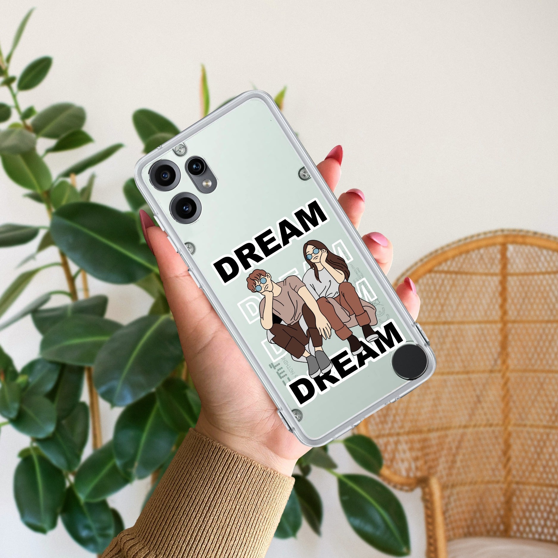 Couple Dream Transparent Silicon Case For CMF by Nothing Phone 2 Pro