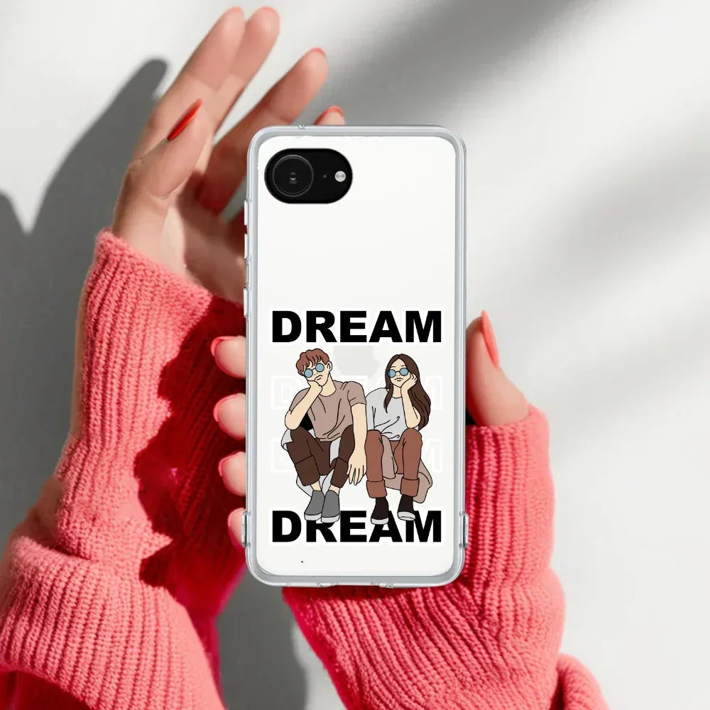 Couple Dream Anti Yellow Clear Case For iPhone 17e