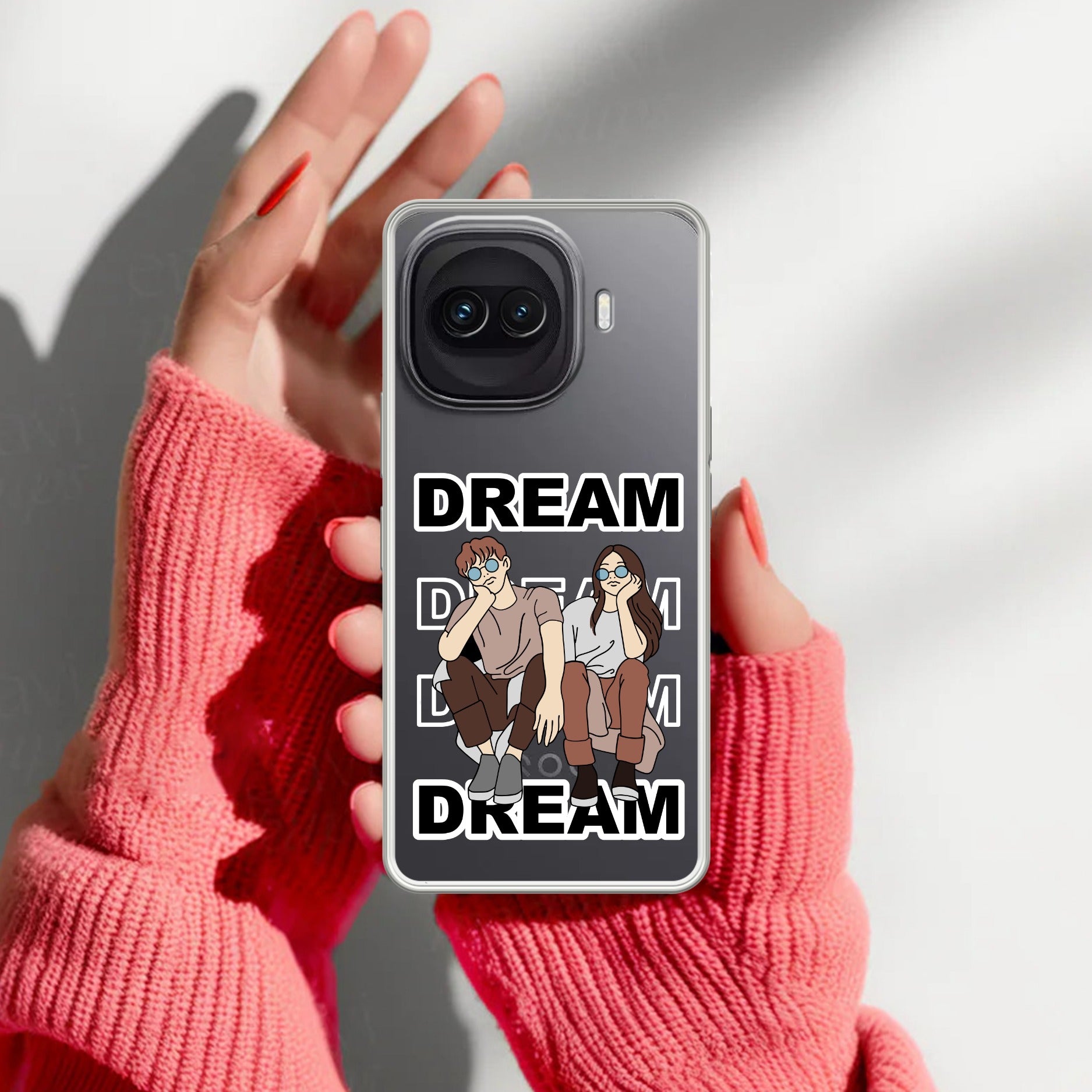 Couple Dream Transparent Silicon Case For iQOO 15R 5G