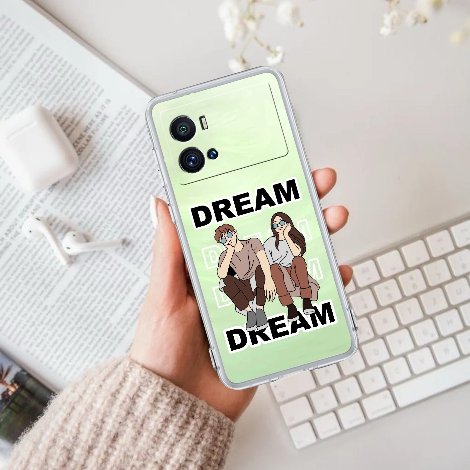 Couple Dream Transparent Silicon Case For iQOO Neo 7 Pro 5G
