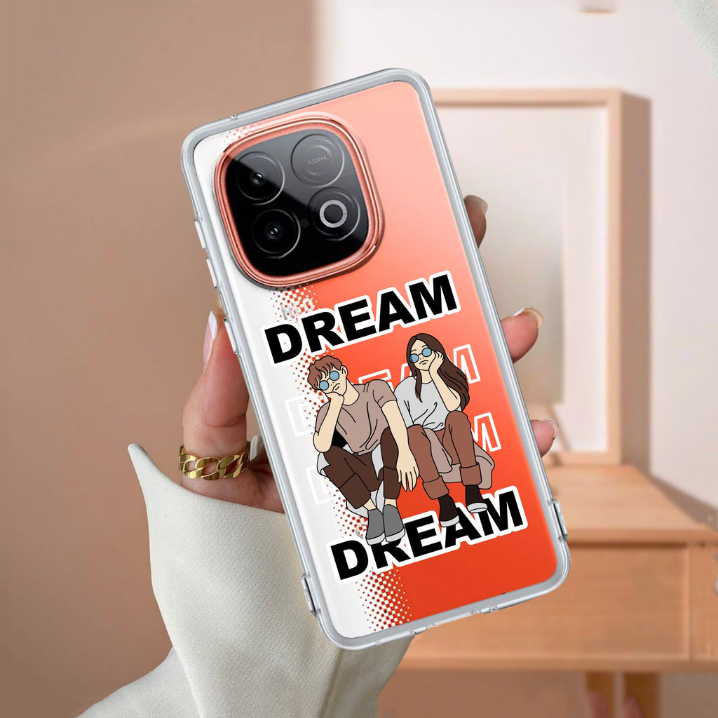 Couple Dream Transparent Silicon Case For iQOO Neo 10 5G