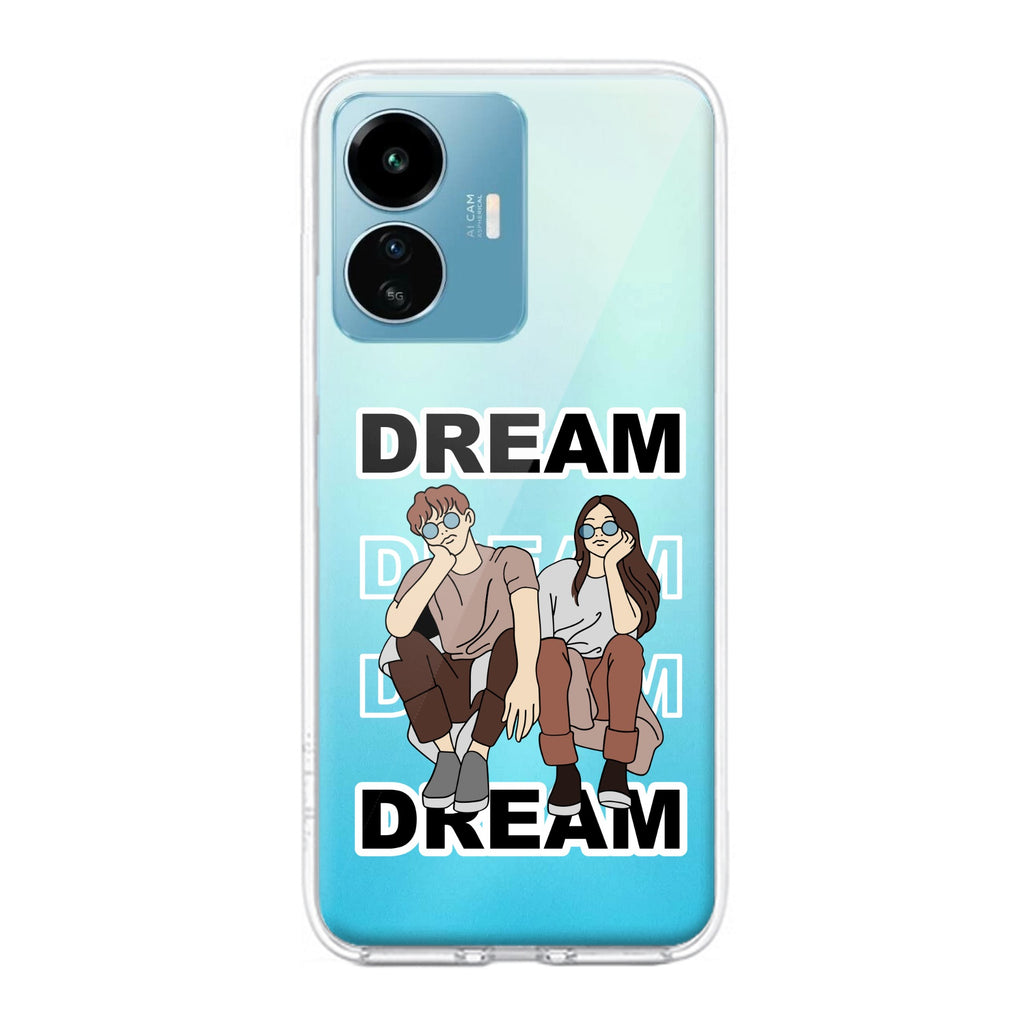 Couple Dream Transparent Silicon Case For iQOO Z6 Lite 5G