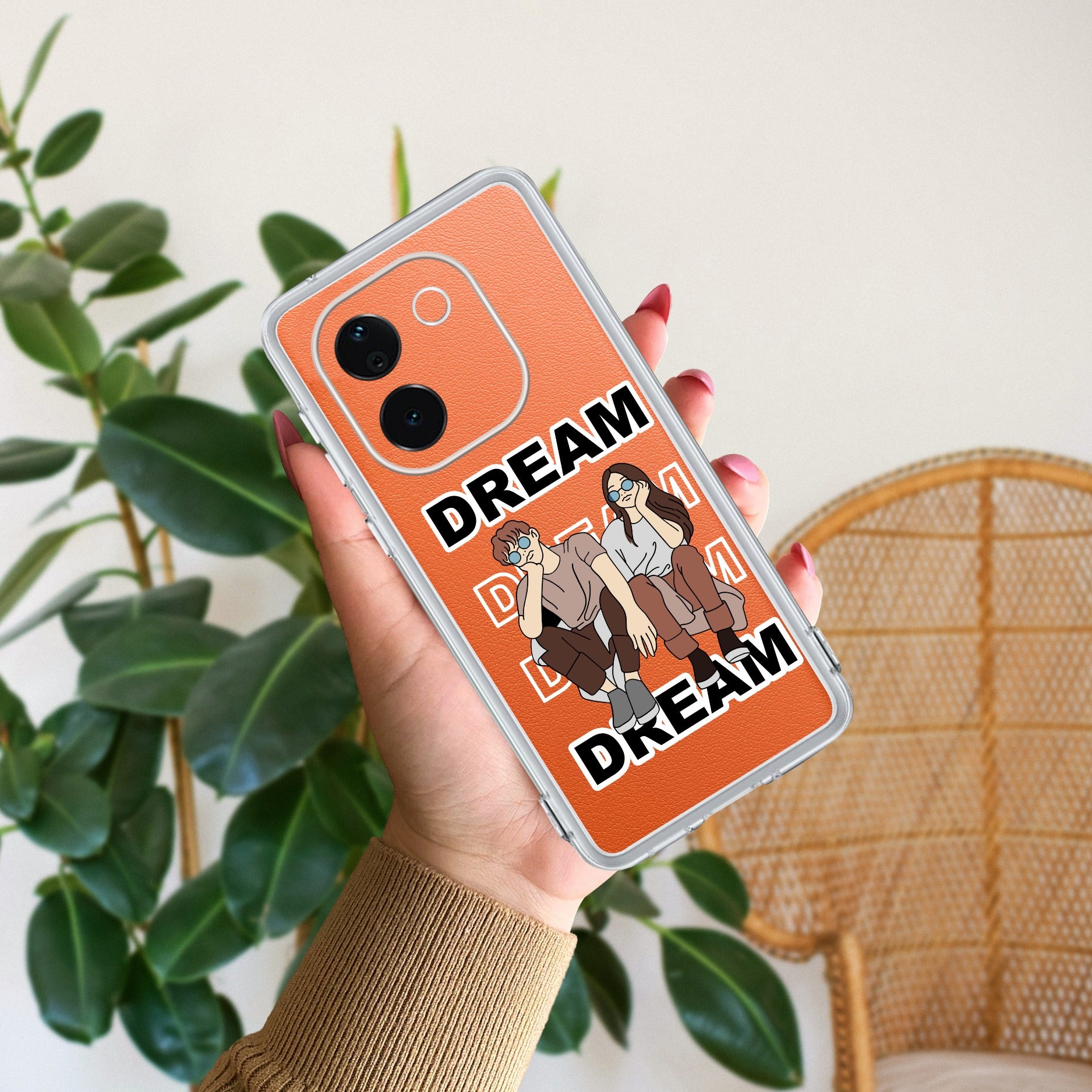 Couple Dream Transparent Silicon Case For Vivo T3 Pro 5G