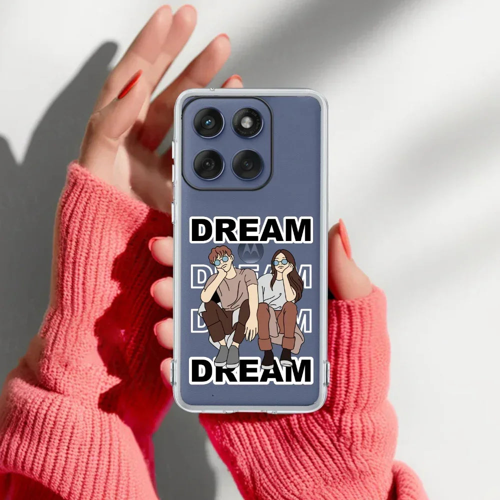 Couple Dream Anti Yellow Case For Motorola Edge 60 Pro 5G