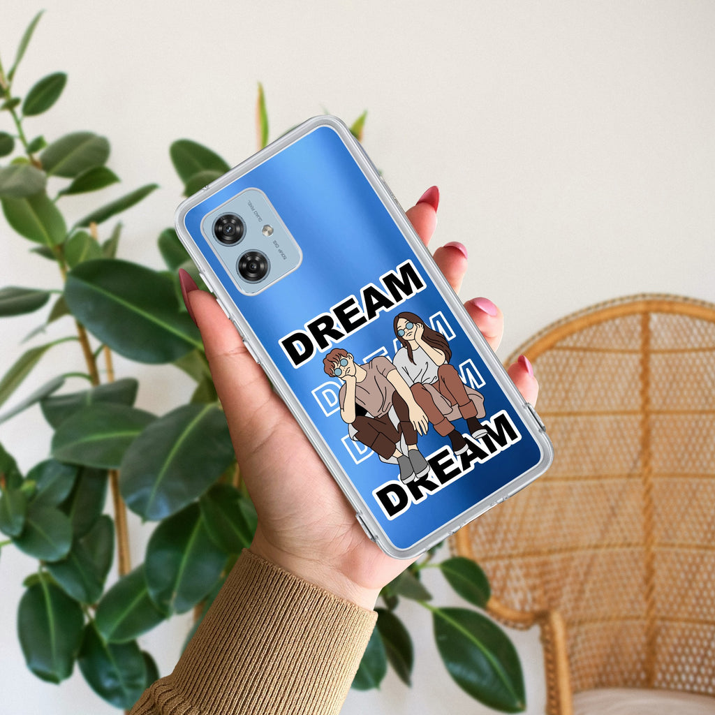 Couple Dream Anti Yellow Case For Motorola G64 5G