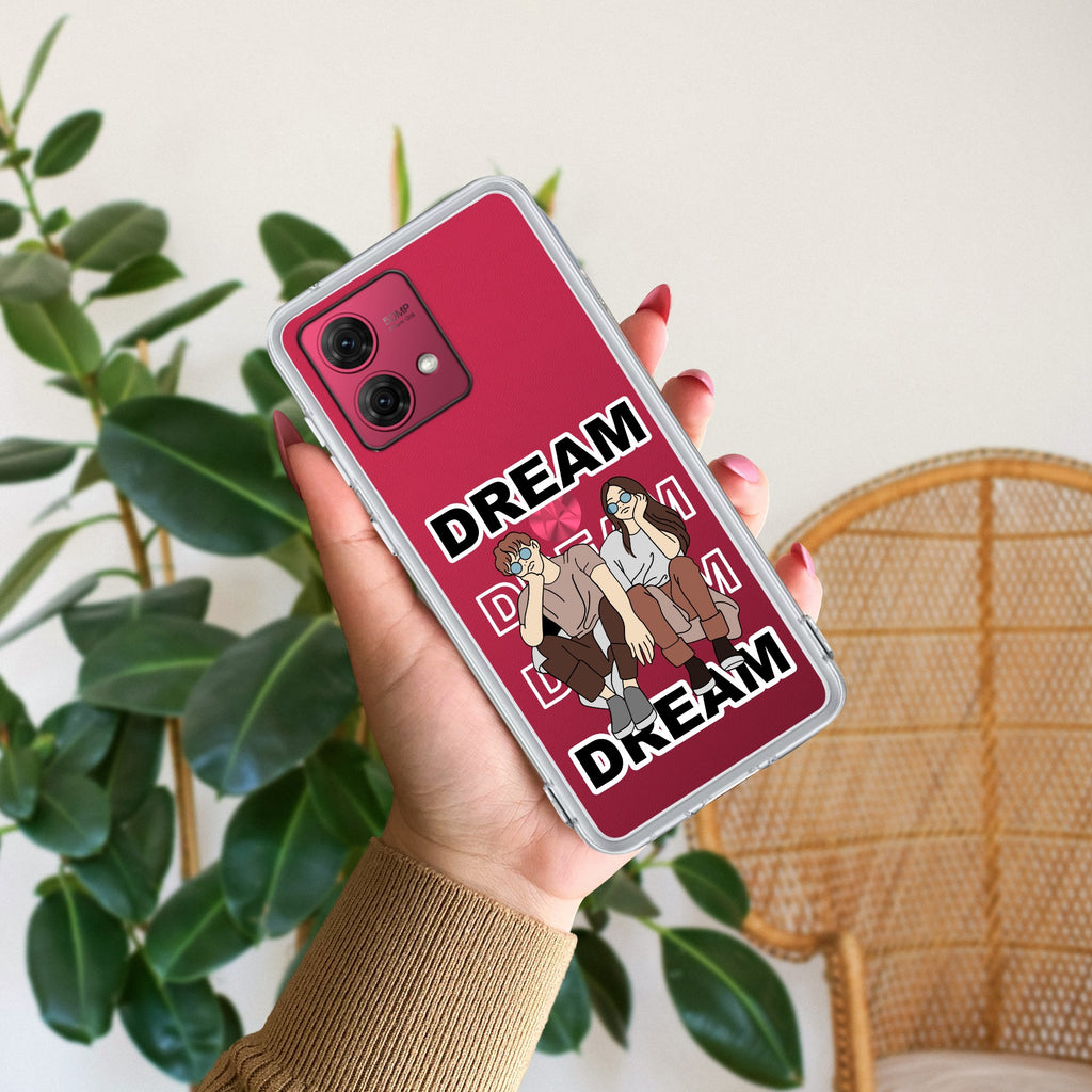Couple Dream Anti Yellow Case For Motorola G84 5G