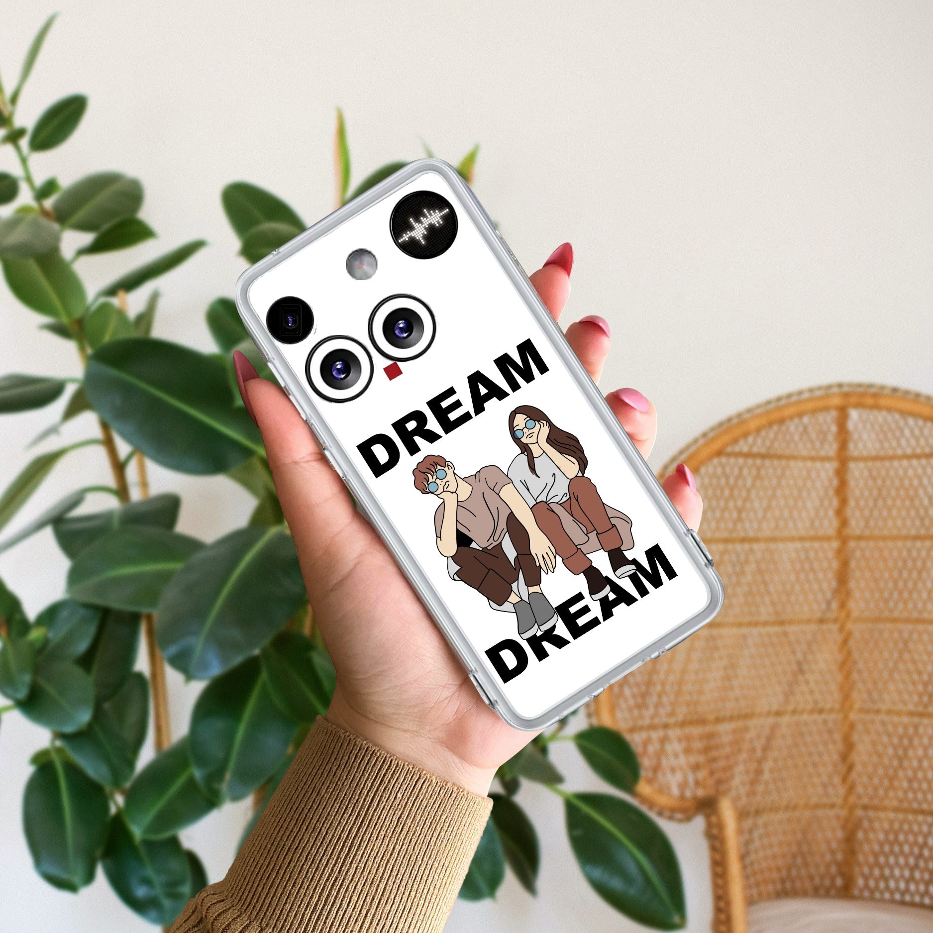 Couple Dream Transparent Silicon Case For Nothing Phone 3