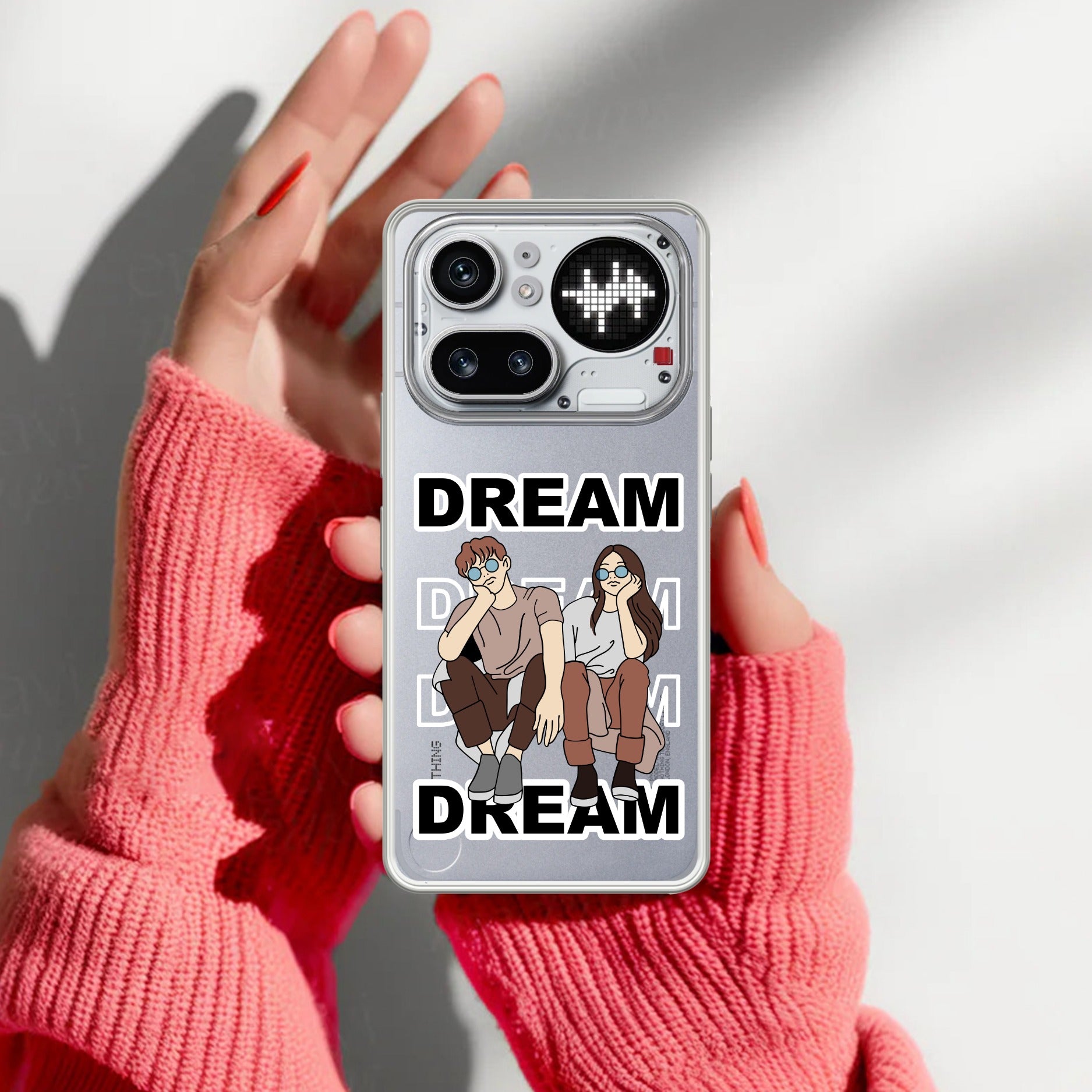 Couple Dream Transparent Silicon Case For Nothing Phone 4A Pro 5G