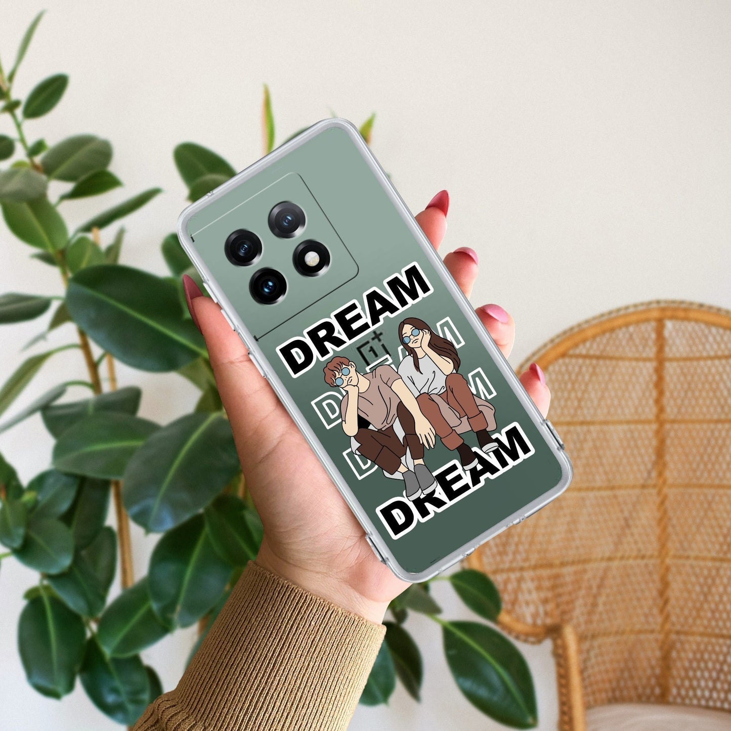 Couple Dream Transparent Silicon Case For OnePlus