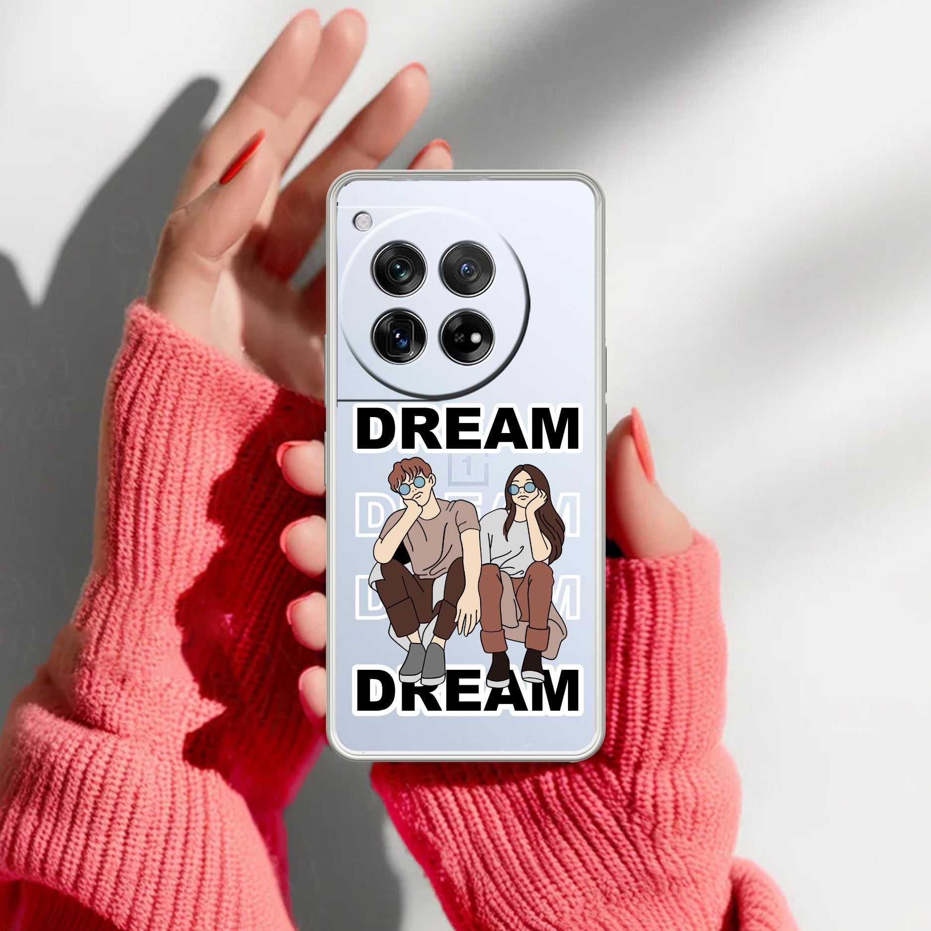 Couple Dream Transparent Silicon Case For OnePlus