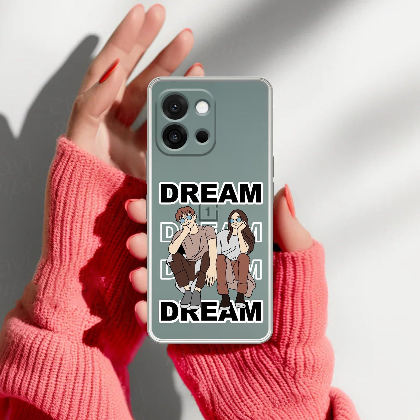 Couple Dream Transparent Silicon Case For OnePlus