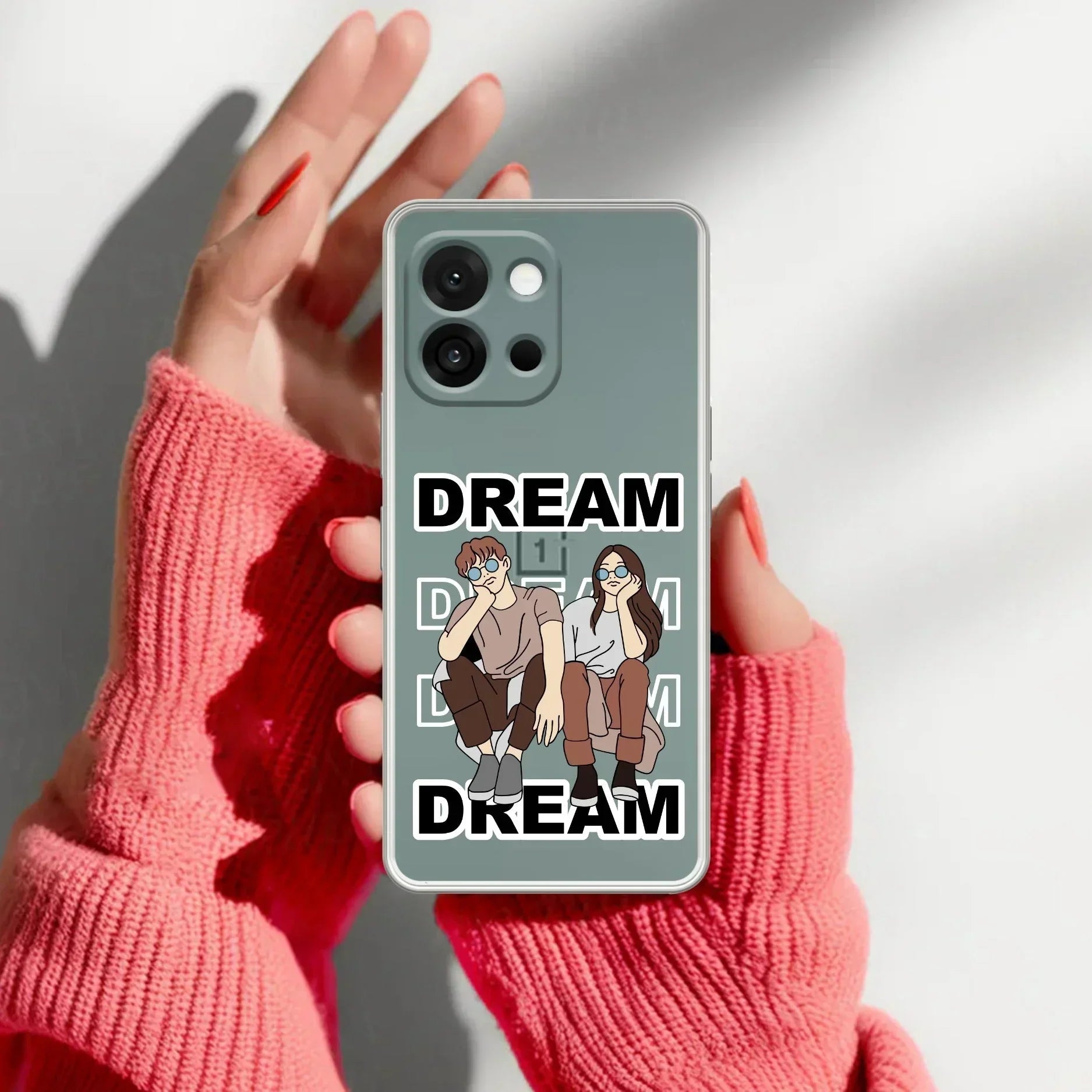 Couple Dream Transparent Silicon Case For OnePlus