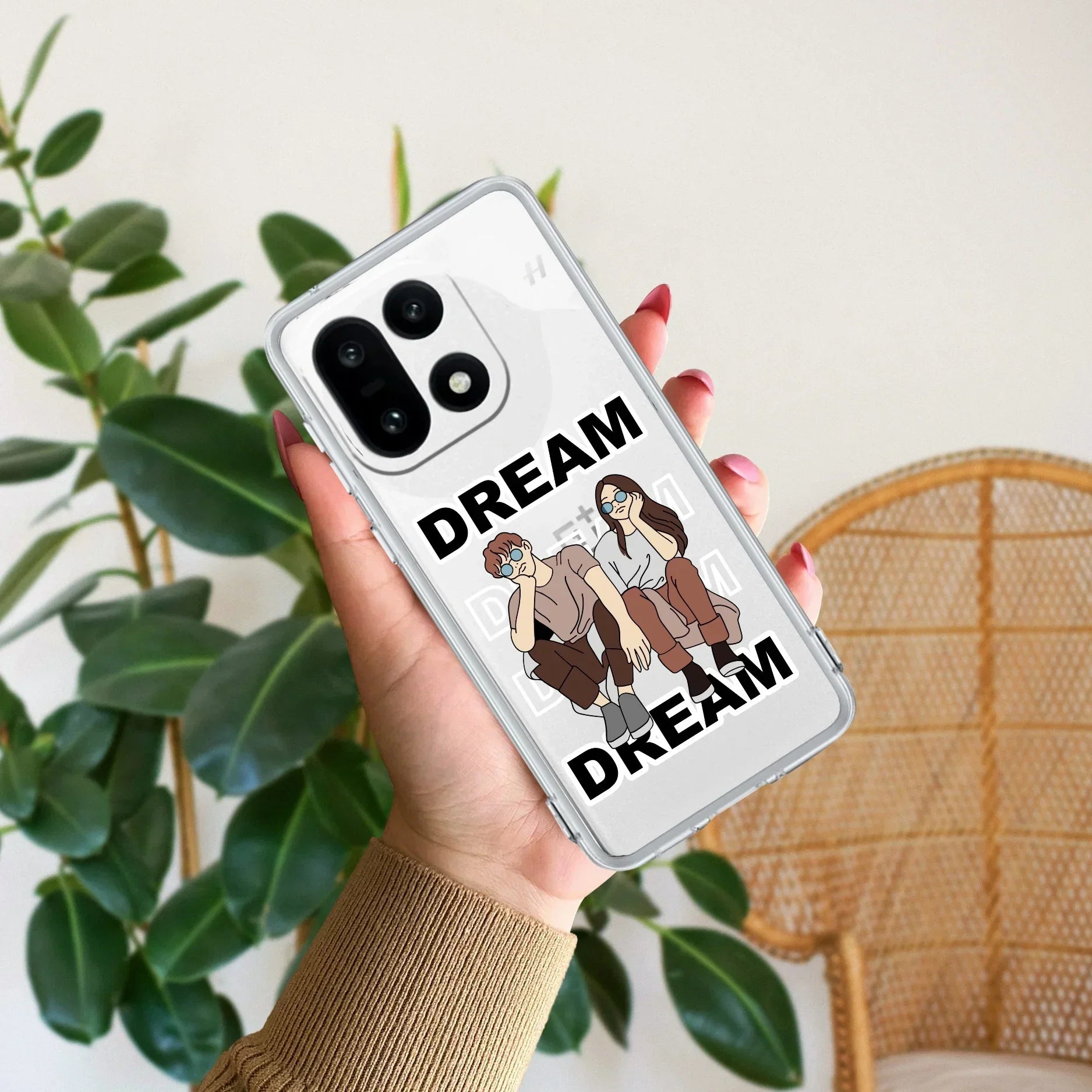 Couple Dream Transparent Silicon Case For OnePlus
