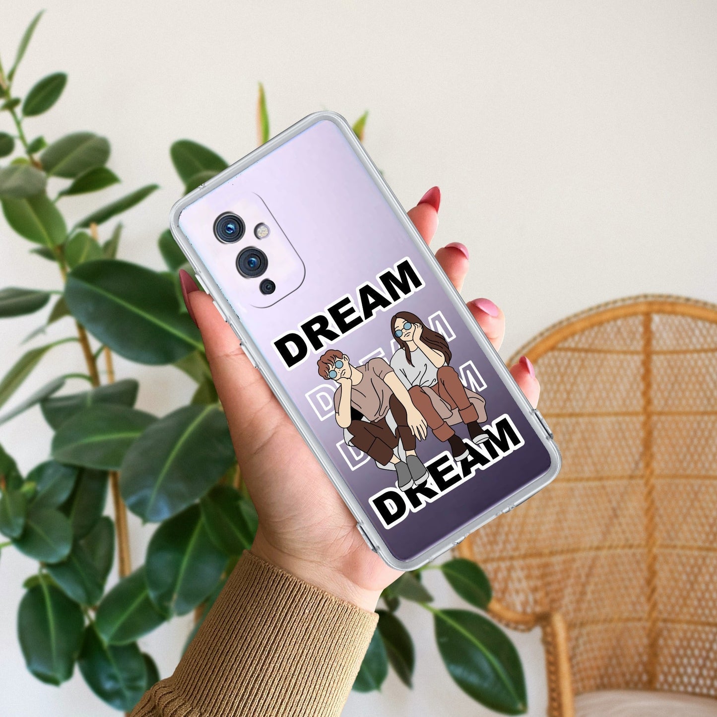 Couple Dream Transparent Silicon Case For OnePlus