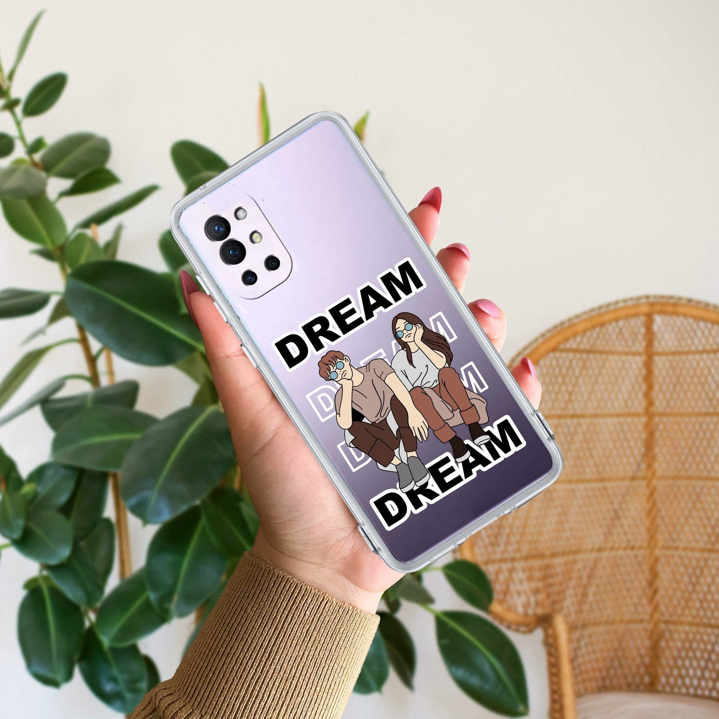 Couple Dream Transparent Silicon Case For OnePlus