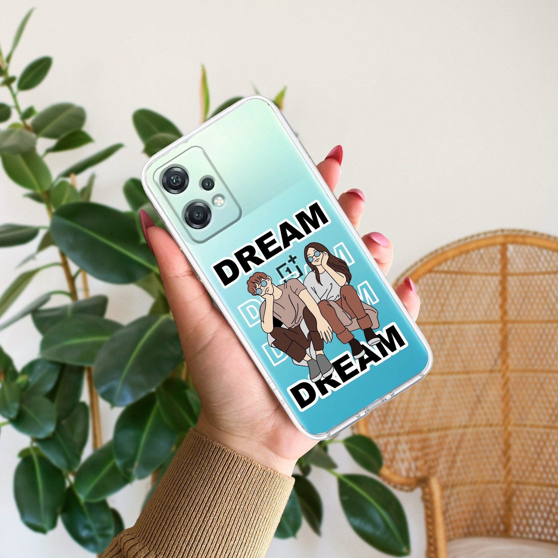 Couple Dream Transparent Silicon Case For OnePlus