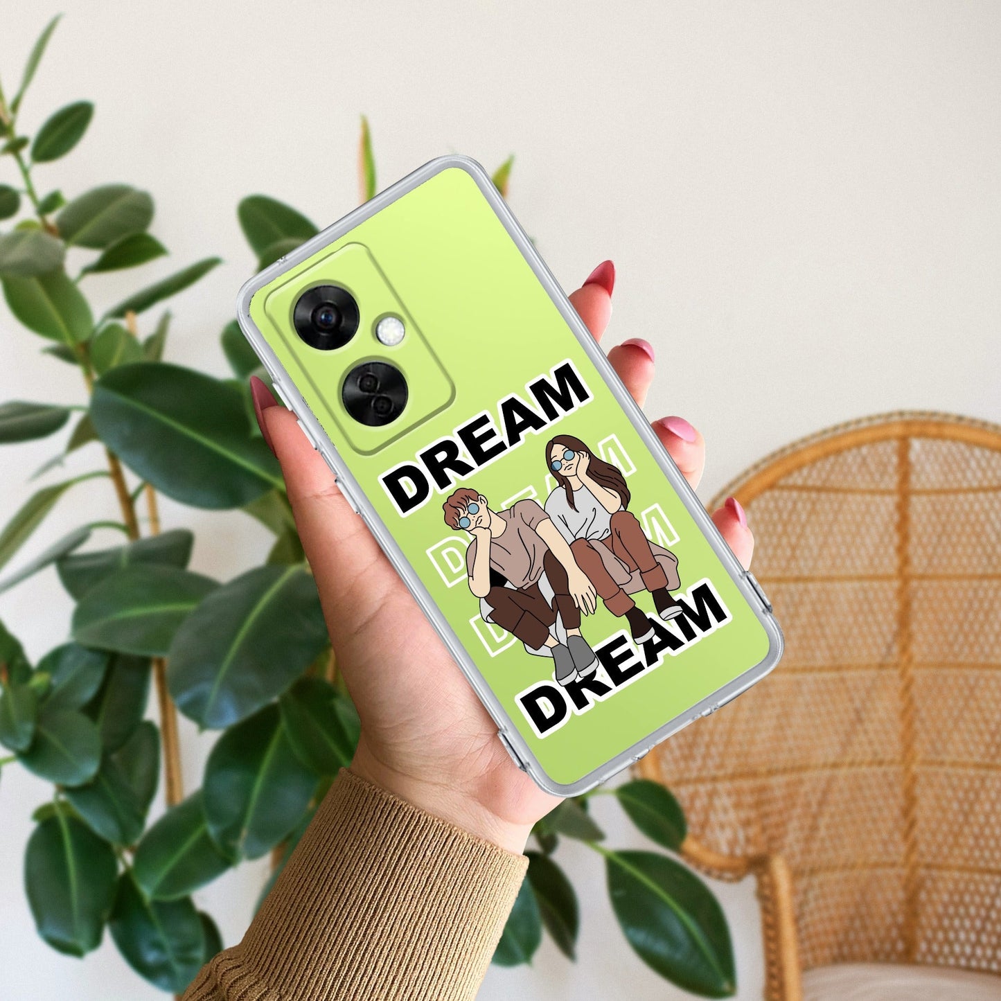 Couple Dream Transparent Silicon Case For OnePlus