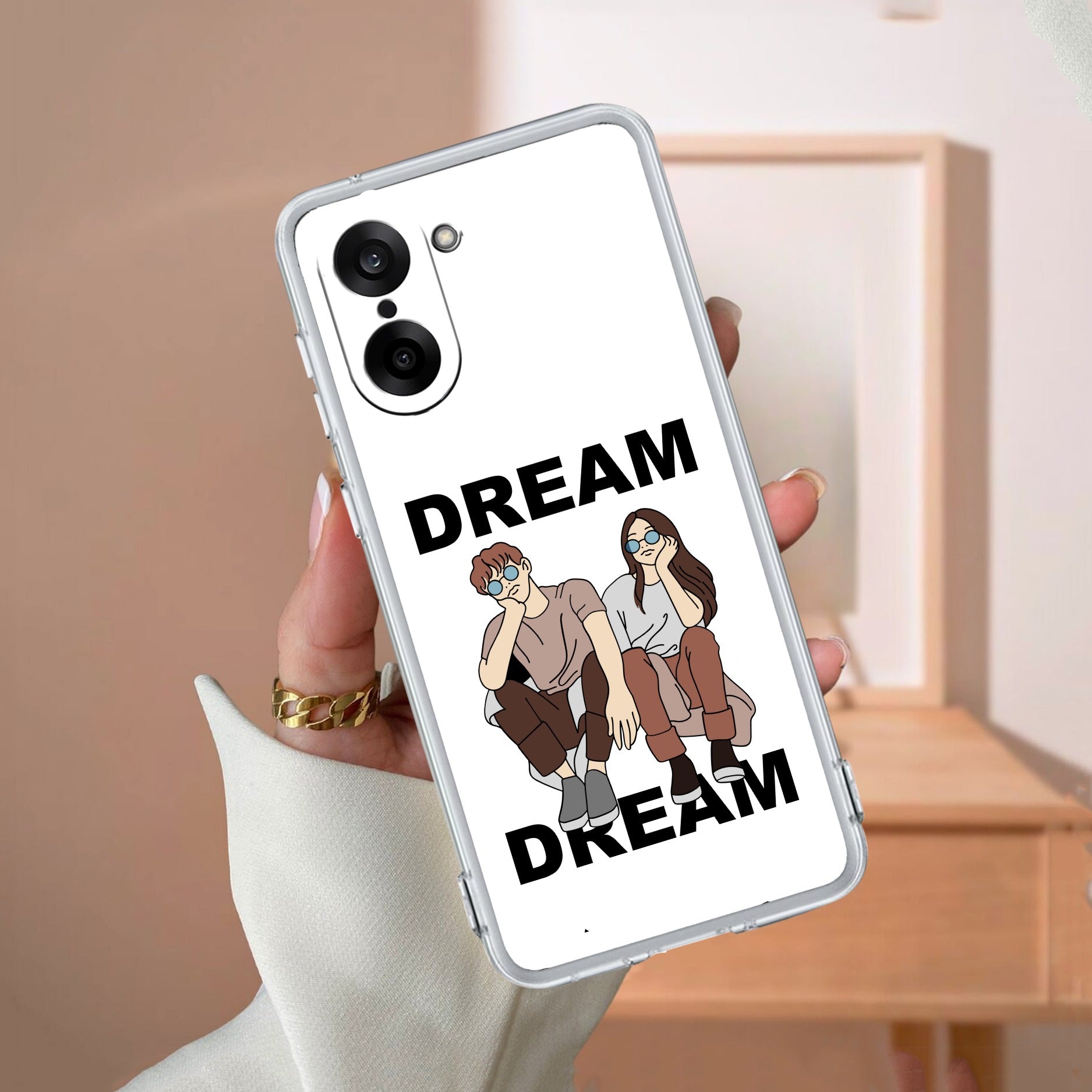 Couple Dream Transparent Silicon Case For OnePlus