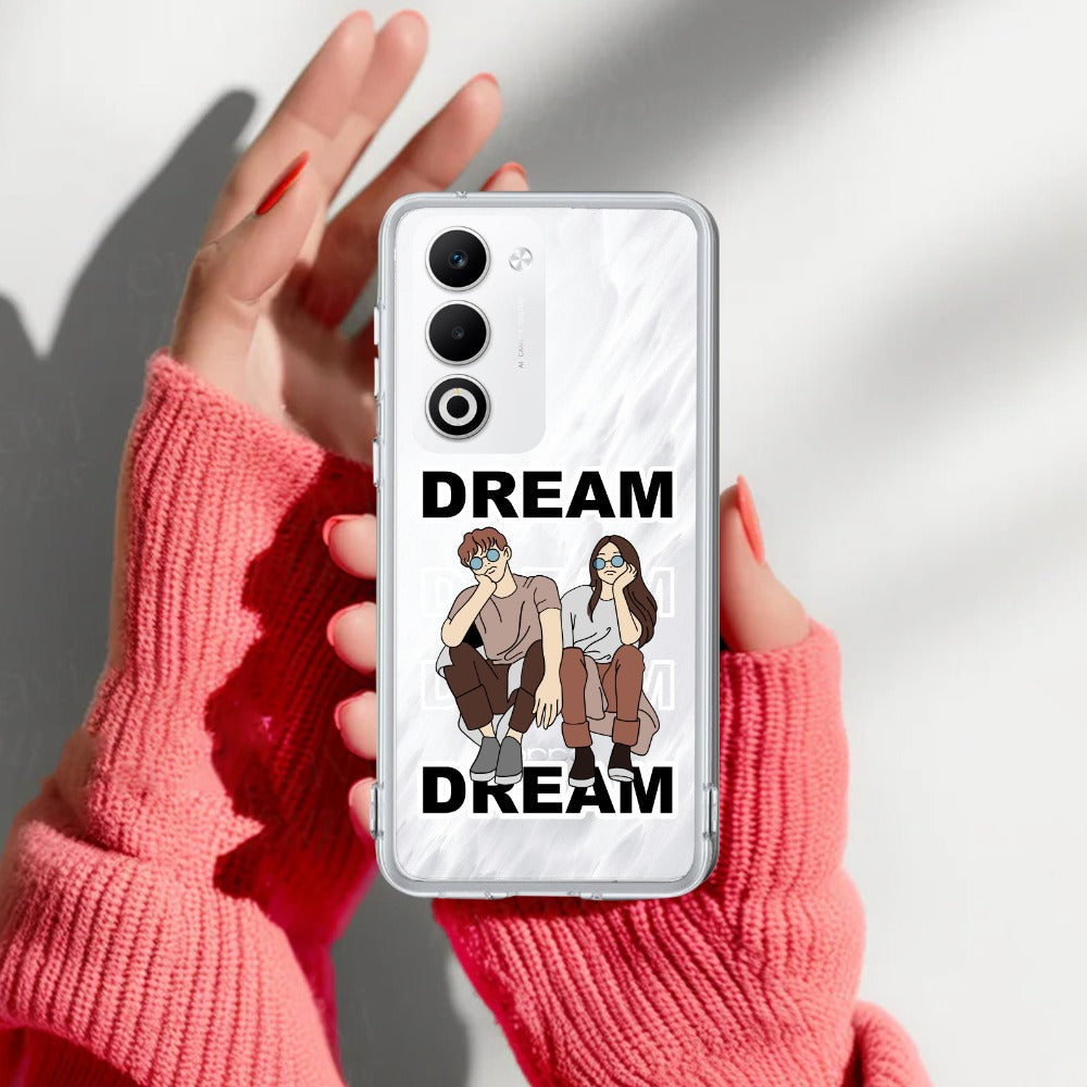 Couple Dream Transparent Silicon Case For Oppo