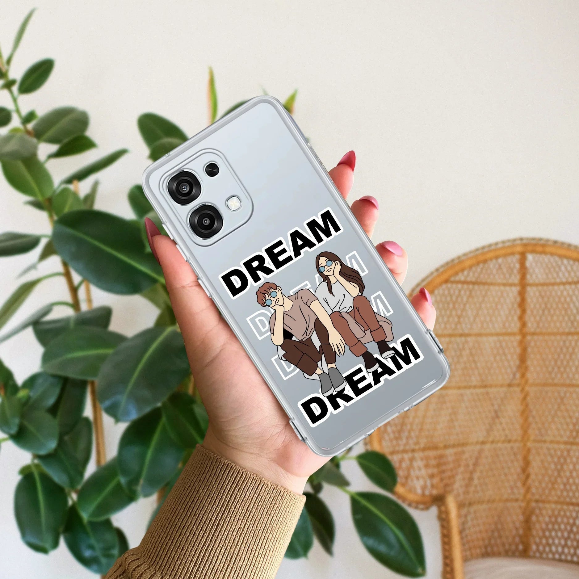 Couple Dream Transparent Silicon Case For Oppo - ShopOnCliQ