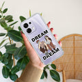 Couple Dream Transparent Silicon Case For Oppo F33 5G
