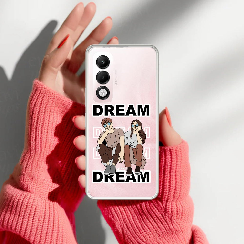 Couple Dream Transparent Silicon Case For Oppo