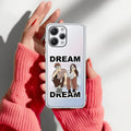 Couple Dream Transparent Silicon Case For Redmi 12 4G