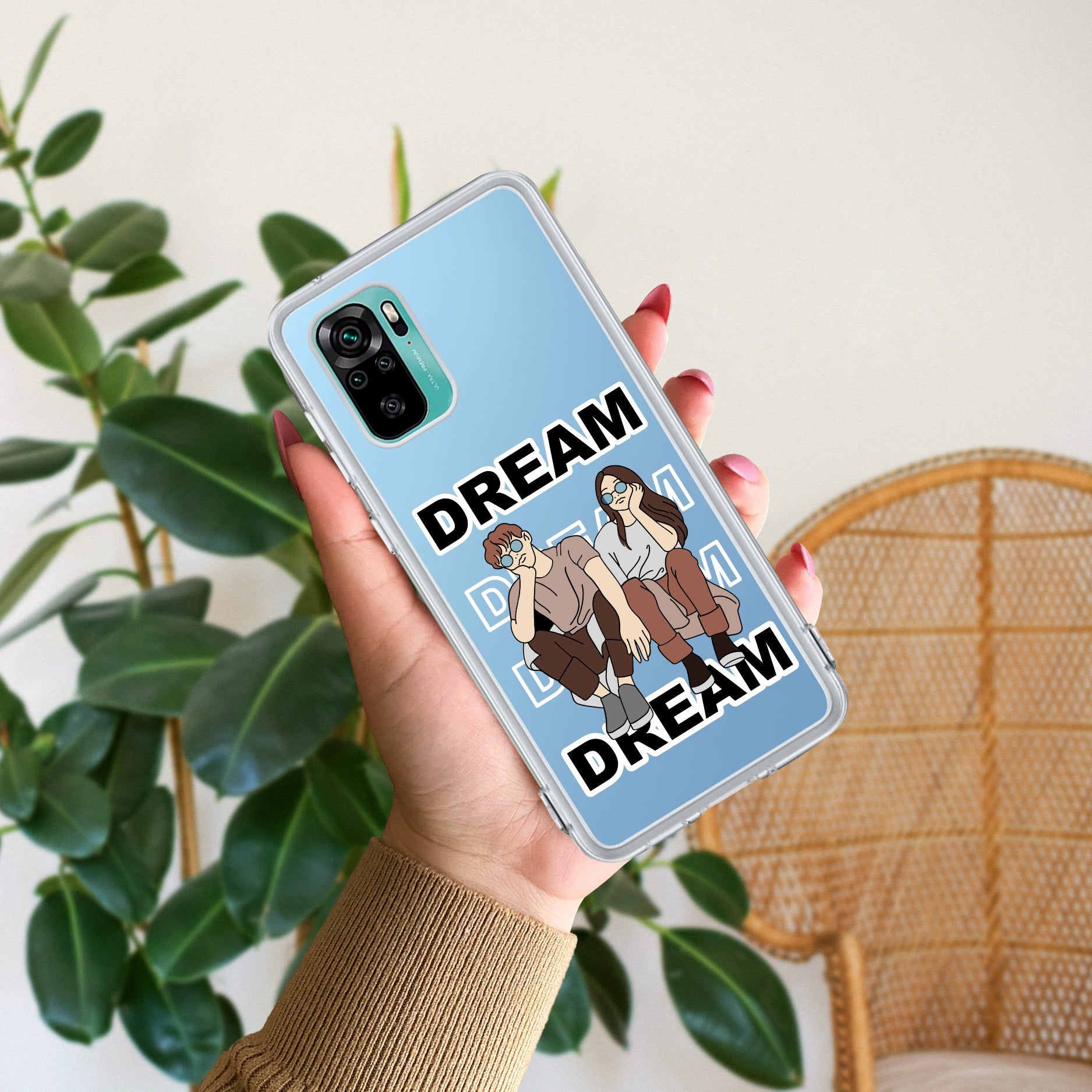 Couple Dream Transparent Silicon Case For Redmi Note 10 / 10S