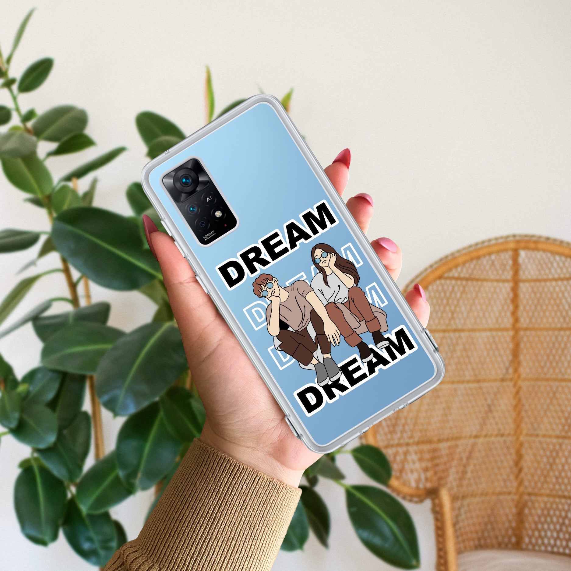 Couple Dream Transparent Silicon Case For Redmi Note 11