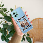 Couple Dream Transparent Silicon Case For Redmi Note 12 4G