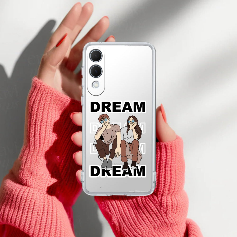 Couple Dream Transparent Silicon Case For Samsung