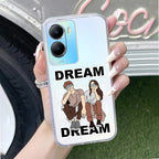 Couple Dream Transparent Silicon Case For Vivo T2x 5G