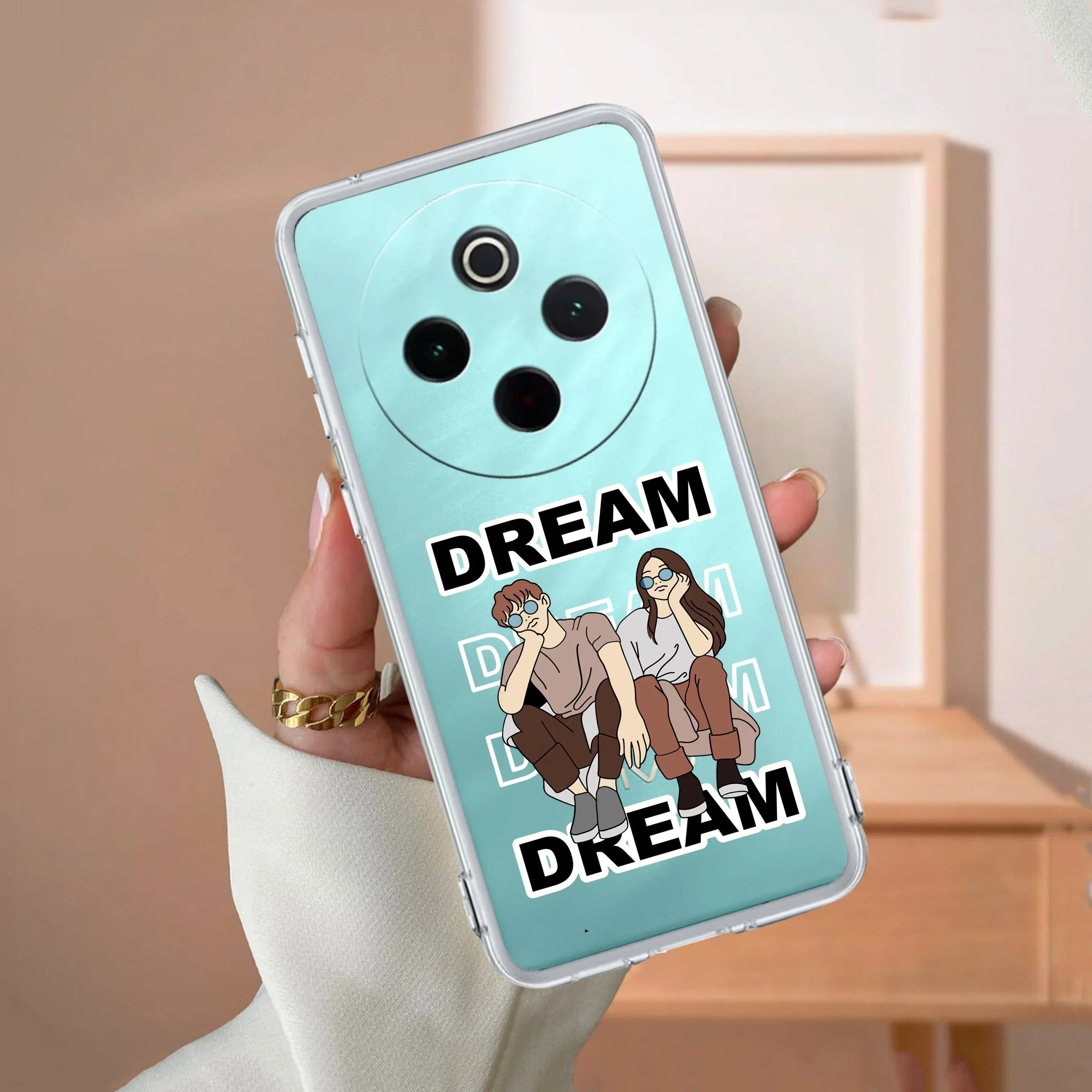Couple Dream Transparent Silicon Case For Vivo V30 Pro 5G