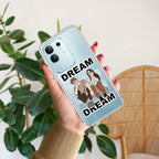 Couple Dream Transparent Silicon Case For Vivo V21e 5G