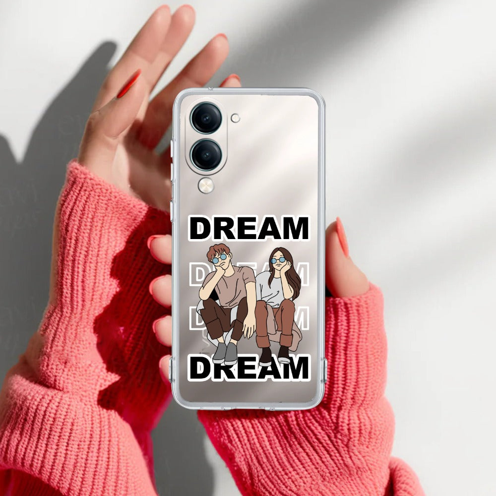 Couple Dream Transparent Silicon Case For Vivo