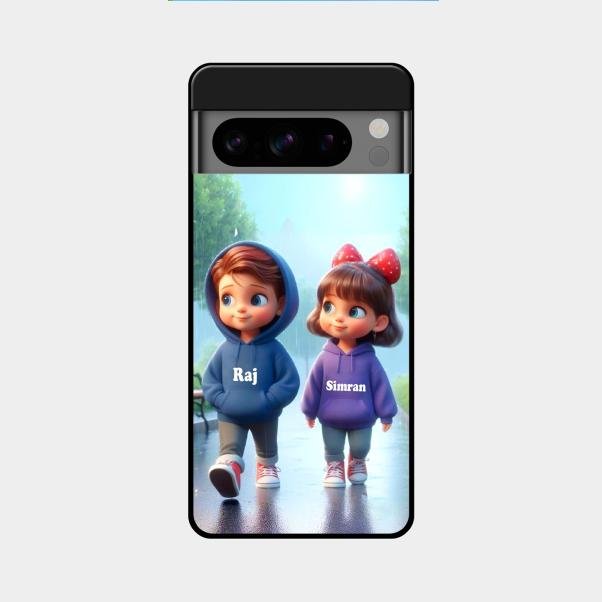 Couple Glass Case Cover For Google Pixel 8 Pro 5G