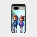 Couple Glass Case Cover For Google Pixel 8A 5G