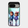 Couple Glass Case Cover For Google Pixel 9 5G