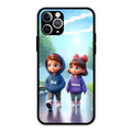 Couple Glass Case Cover For iPhone 11 Pro