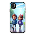 Couple Glass Case Cover For iPhone 11