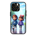 Couple Glass Case Cover For iPhone 14 Pro Max