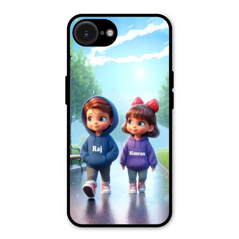 Couple Glass Case Cover For iPhone 16e