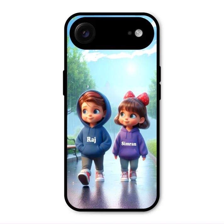 Couple Glass Case Cover For iPhone Air