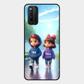 Couple Glass Case Cover For Iqoo 3 5G