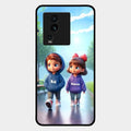 Couple Glass Case Cover For Iqoo Neo 7 Pro 5G