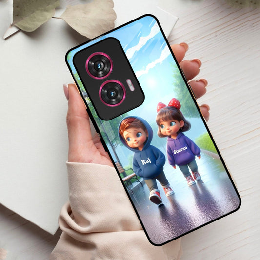 Couple Glass Case Cover For iPhone - ShopOnCliQ