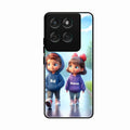 Couple Glass Case Cover For Motorola Edge 60 Pro 5G
