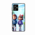 Couple Glass Case Cover For Motorola G54 5G
